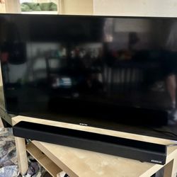 40” Tv And Soundbar 