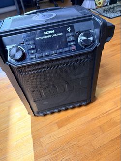 ION Pathfinder Charger Bluetooth Speaker with Qi Wireless Charging