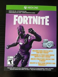 Dark vertex bundle Fortnite code