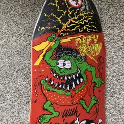 Madrid Rat Fink Skateboard, Signed, Re-Issue, NOS (Trade)