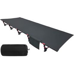 Sutekus Portable Camping Cot Sleeping Cot Ultralight Backpacking Cot Bed for Outdoor Hiking Travel B