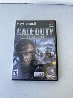 Retro Video Game Call of Duty Finest Hour