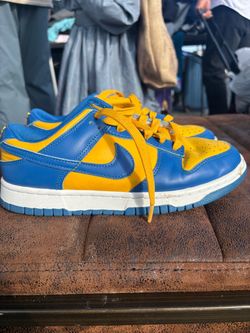 Nike Dunk Low Blue and Yellow  UCLA