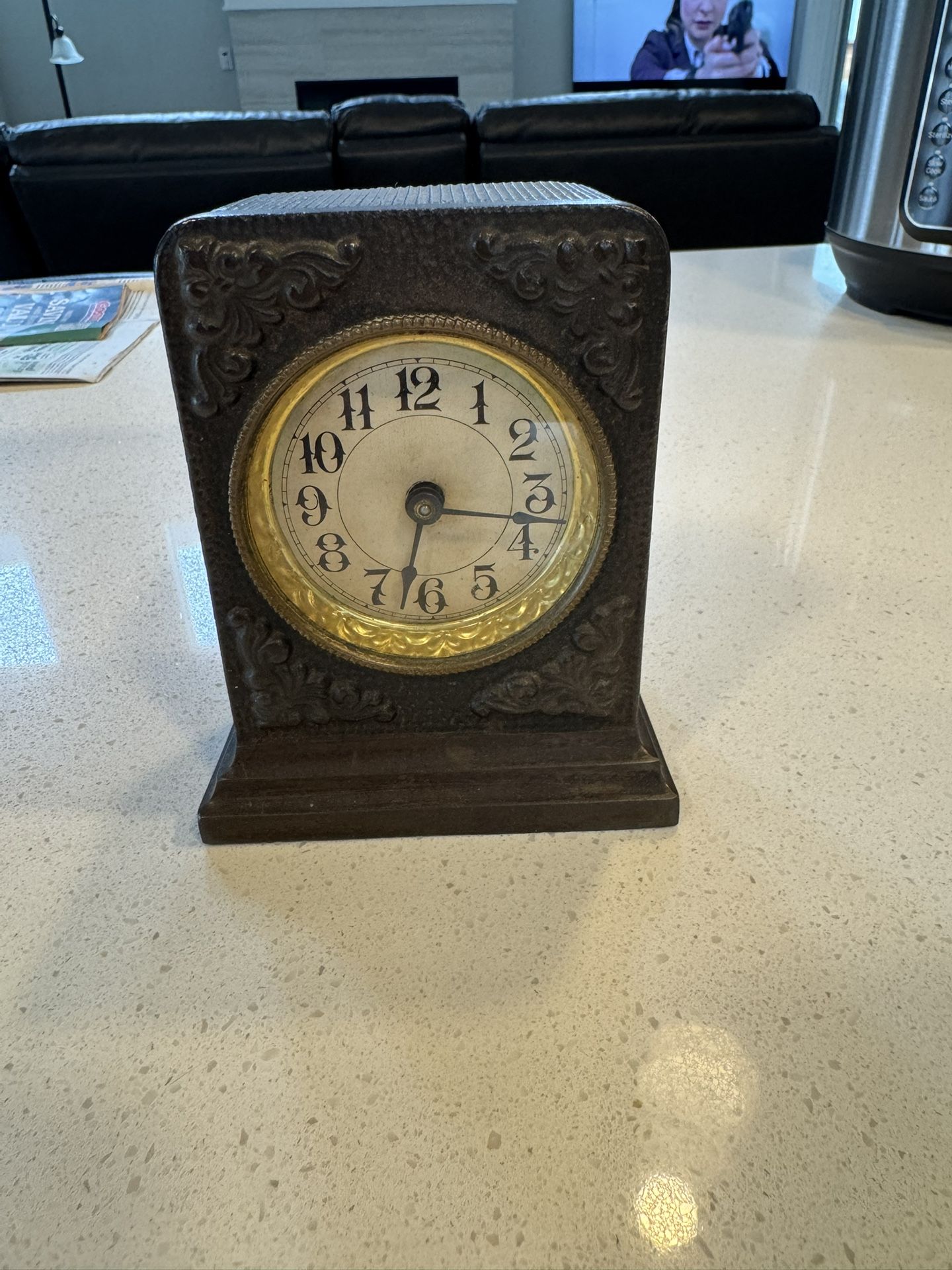 Antique Circa 1908 Ironclad Alarm Clock – Western Clock Manufacturer