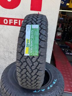 Brand new 4 tires 235/80R17 TBB A/T LT Load Range E 10 ply 235/80/17