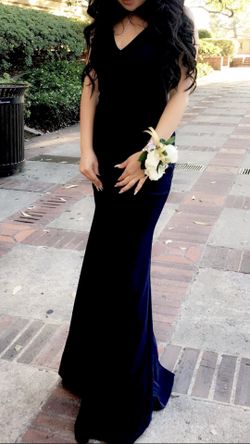 Long Navy Dress