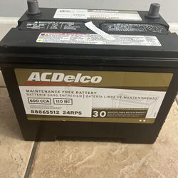 🔋 New ACDelco 24R Car Battery – 30-Month Warranty – $125 Firm