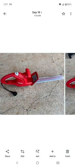 Homelite Electric Hedge Clippers