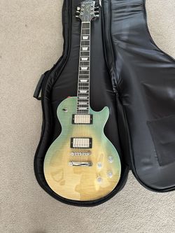 Epiphone Les Paul Modern Figured Electric Guitar - Caribbean Blue Fade