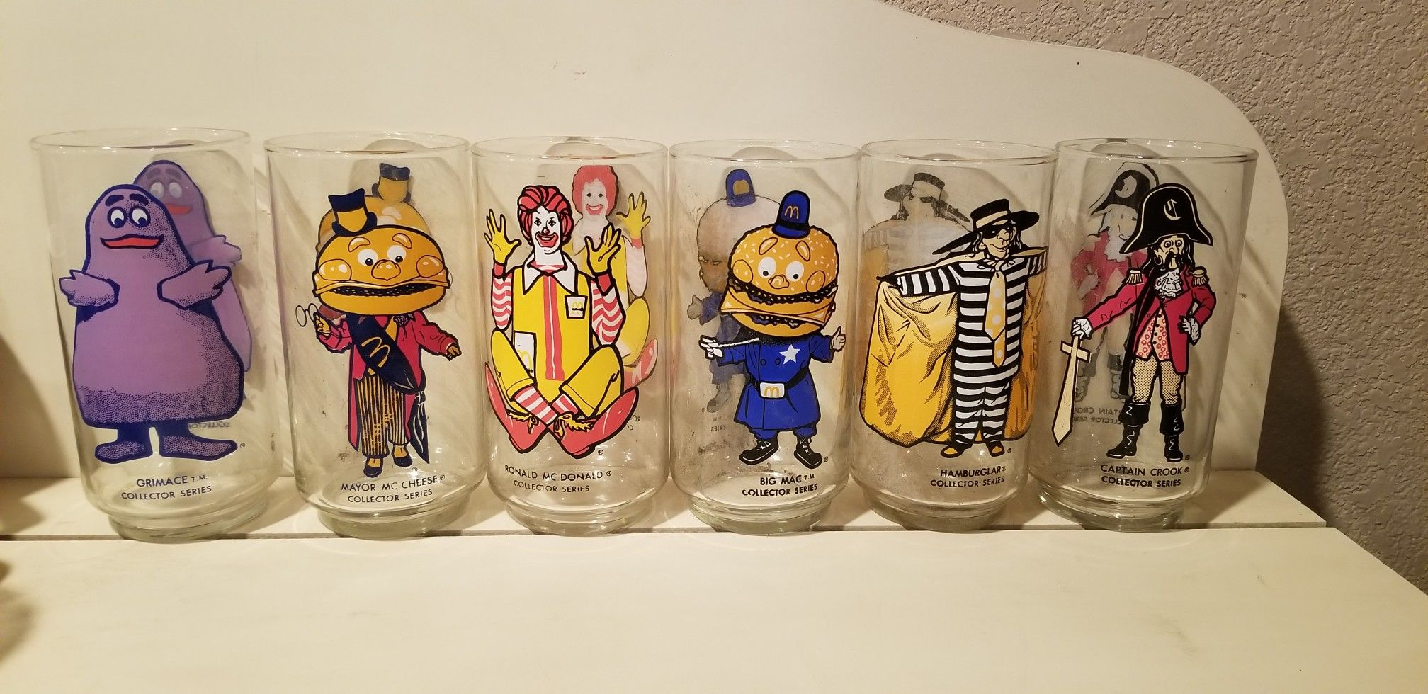 McDonald's 1970's Collection Glasses