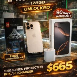 🔥 iPhone 16 Pro 128GB – UNLOCKED 🔥
Like New Condition ✅💰 Only $665
