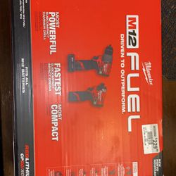 Milwaukee M12 FUEL Cordless Brushless 2 Tool Combo Kit