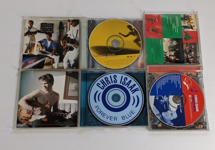 Group Lot Three Chris Isaak CD Albums More Info Below 