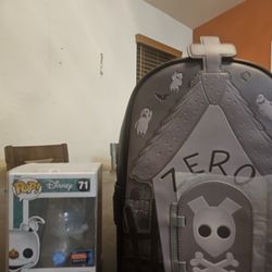 The Nightmare Before Christmas Zero Funko Pop And Loungefly Bag