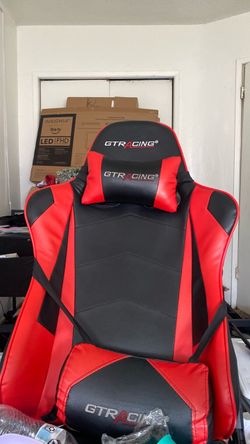 GTRacing Gaming Chair Red and Black