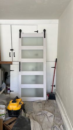 Track door