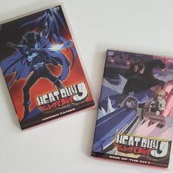 Heat Guy J 2 DVD Lot Hidden Fangs & Sins of the City Episodes 9-14 Japanese Sci-fi Anime