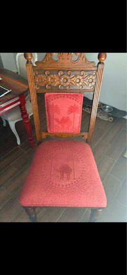 2  Beautiful antique hand carved chairs