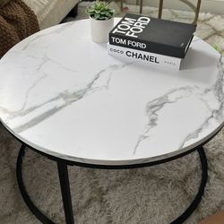 Slightly Used Nova Slate Round Coffee Table