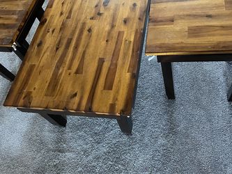 Wood Coffee Table Set 
