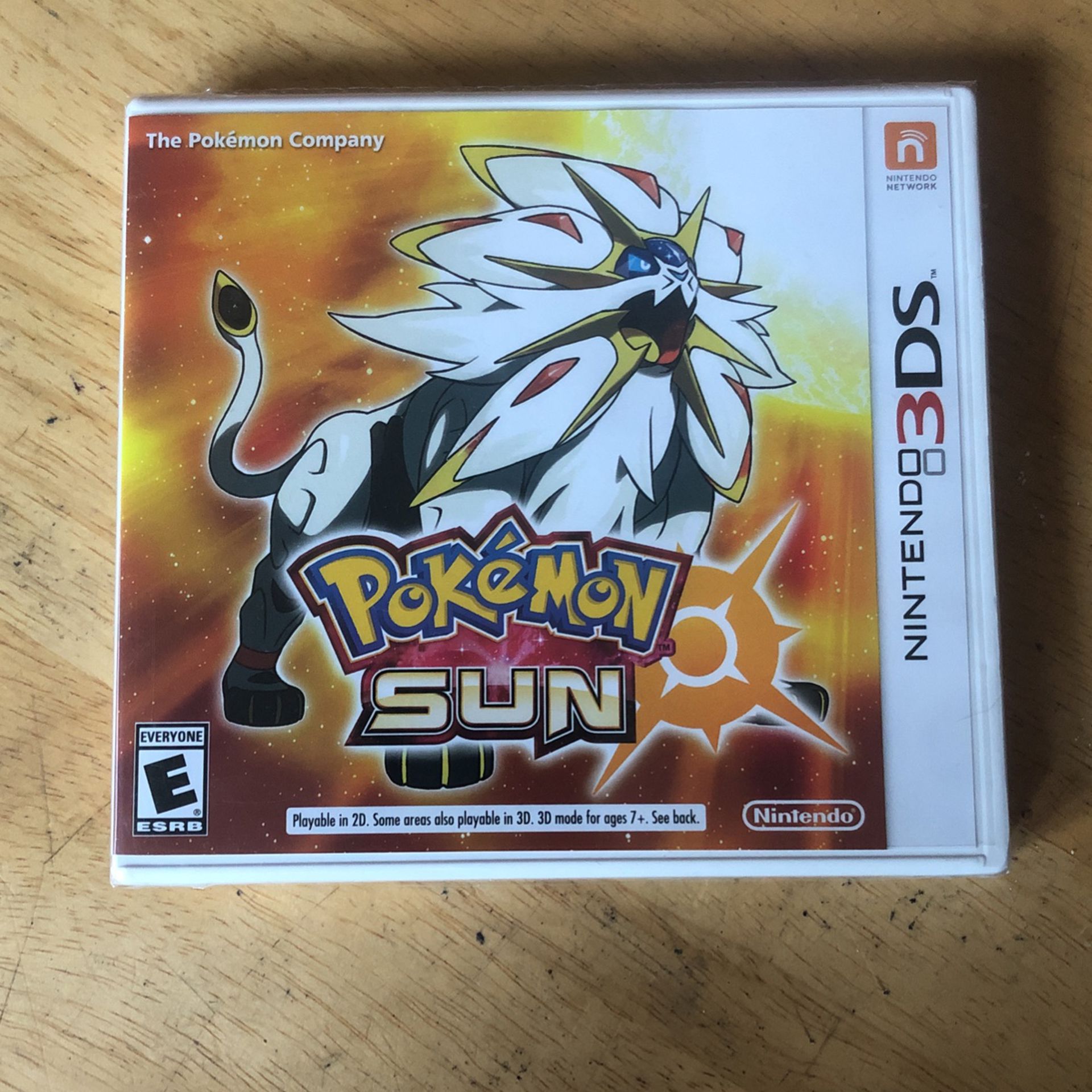 Pokemon Sun For Nintendo 3DS -new