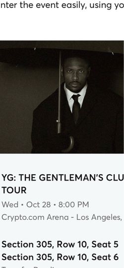 YG concert 10/28/2026