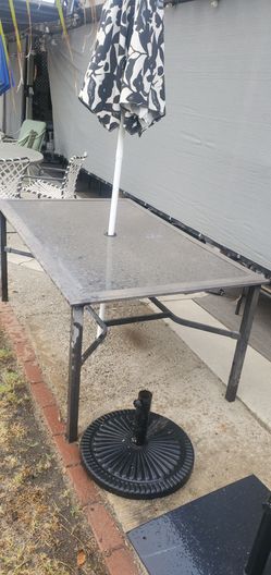 Two patios tables