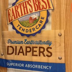 New Diapers Earth’s Best  Size 3
