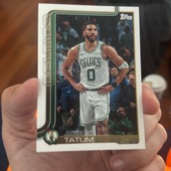 Jayson Tatum Topps Basketball Trading Card