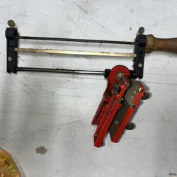 Red Oregon Precision Chain Saw Sharpening File Guide Made in Italy Hand File