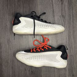 Size 5 - Adidas AE 1 Anthony Edwards LOW White Black Red 'Stormtrooper' (JQ6140)  Size 5 