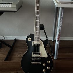Epiphone Les Paul Trad Pro IV “Limited-Edition” in Worn Ebony Electric Guitar