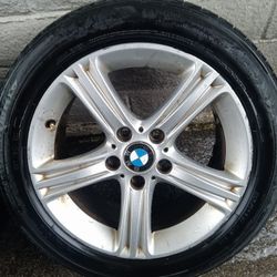 2014 OEM 17" BMW 3 Series Wheels And Tires