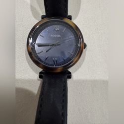 Fossil Black and Brown Mini Women’s Watch