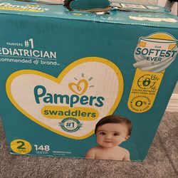 Pampers Size 2       148ct 