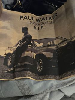 Paul Walker 1973–2013 R.I.P. Memorial Poster