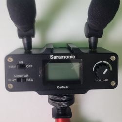 DSLR  camera audio mixer