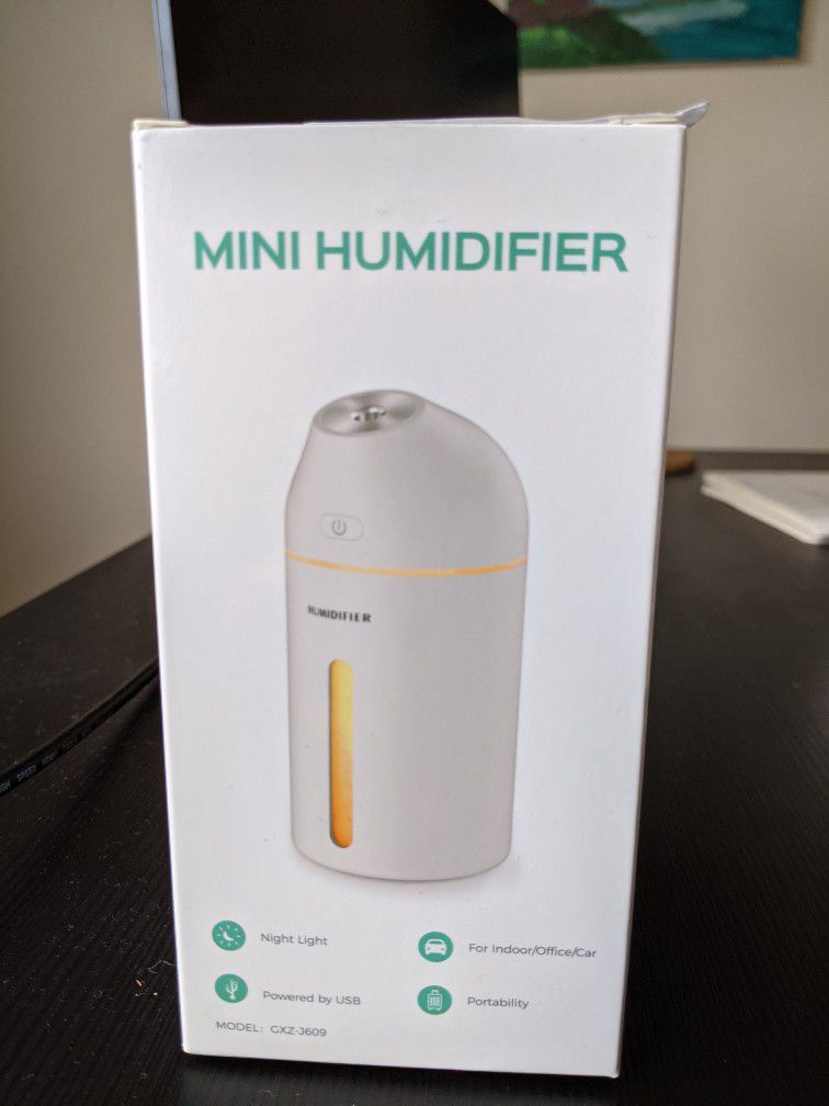 Mini Humidifier And Night Light