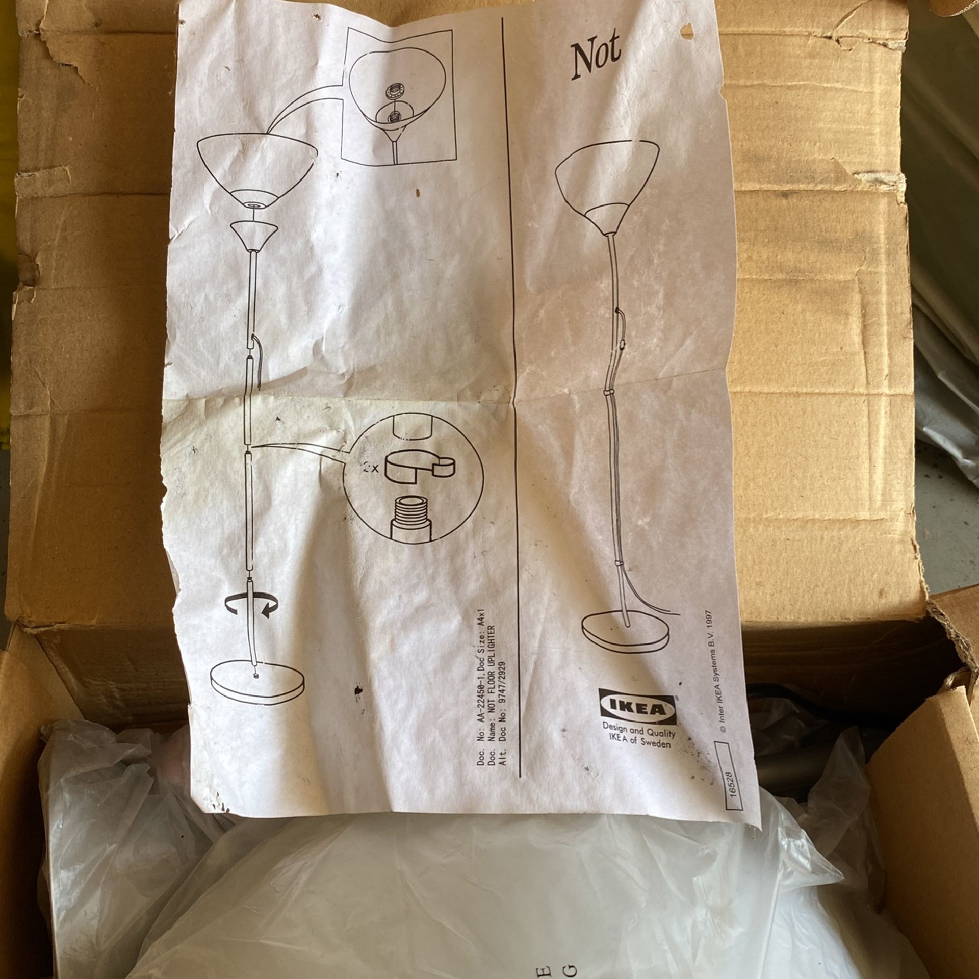 New IKEA Tall Floor Lamp