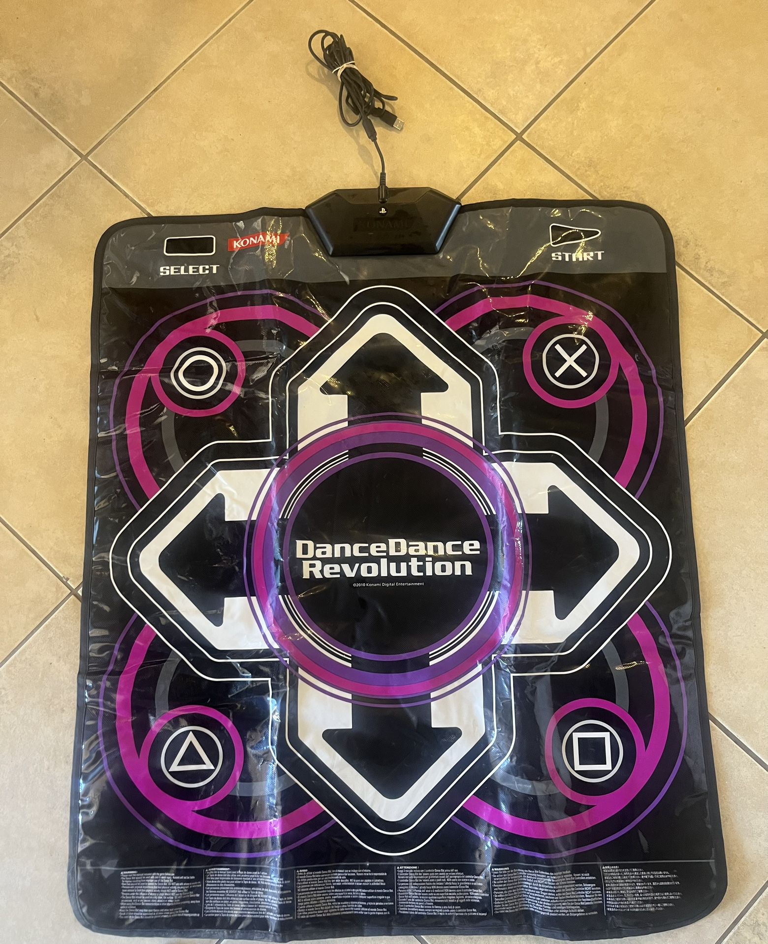 Dance Dance Revolution Mat For PS3  No Game