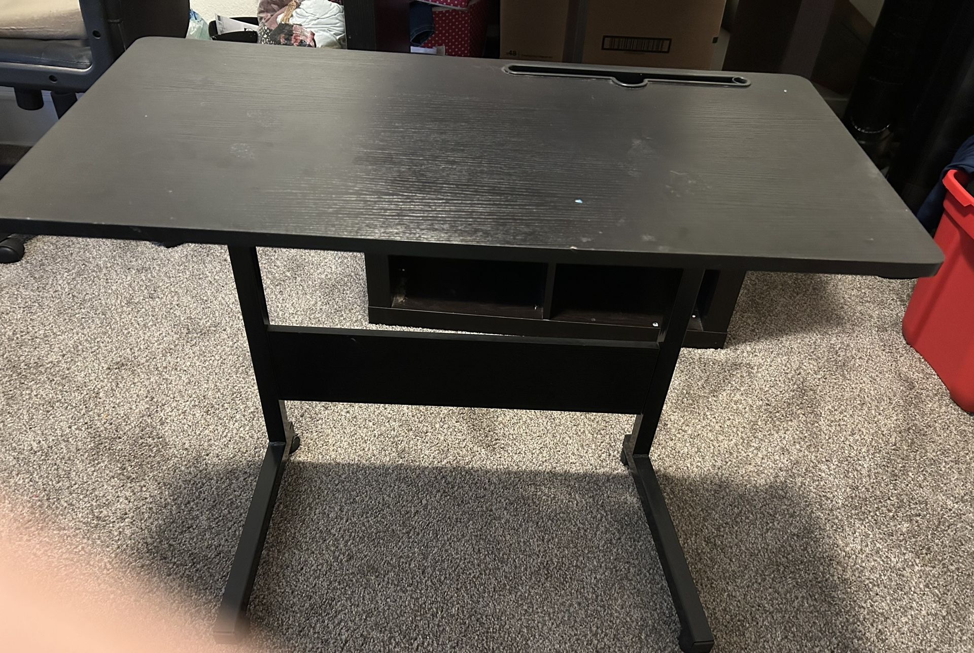 Mobile Small Rolling Desk 31 1/2” X 15 3/4”