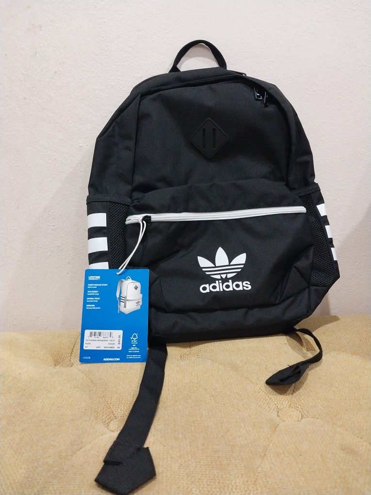 Adidas Black Bookbag New
