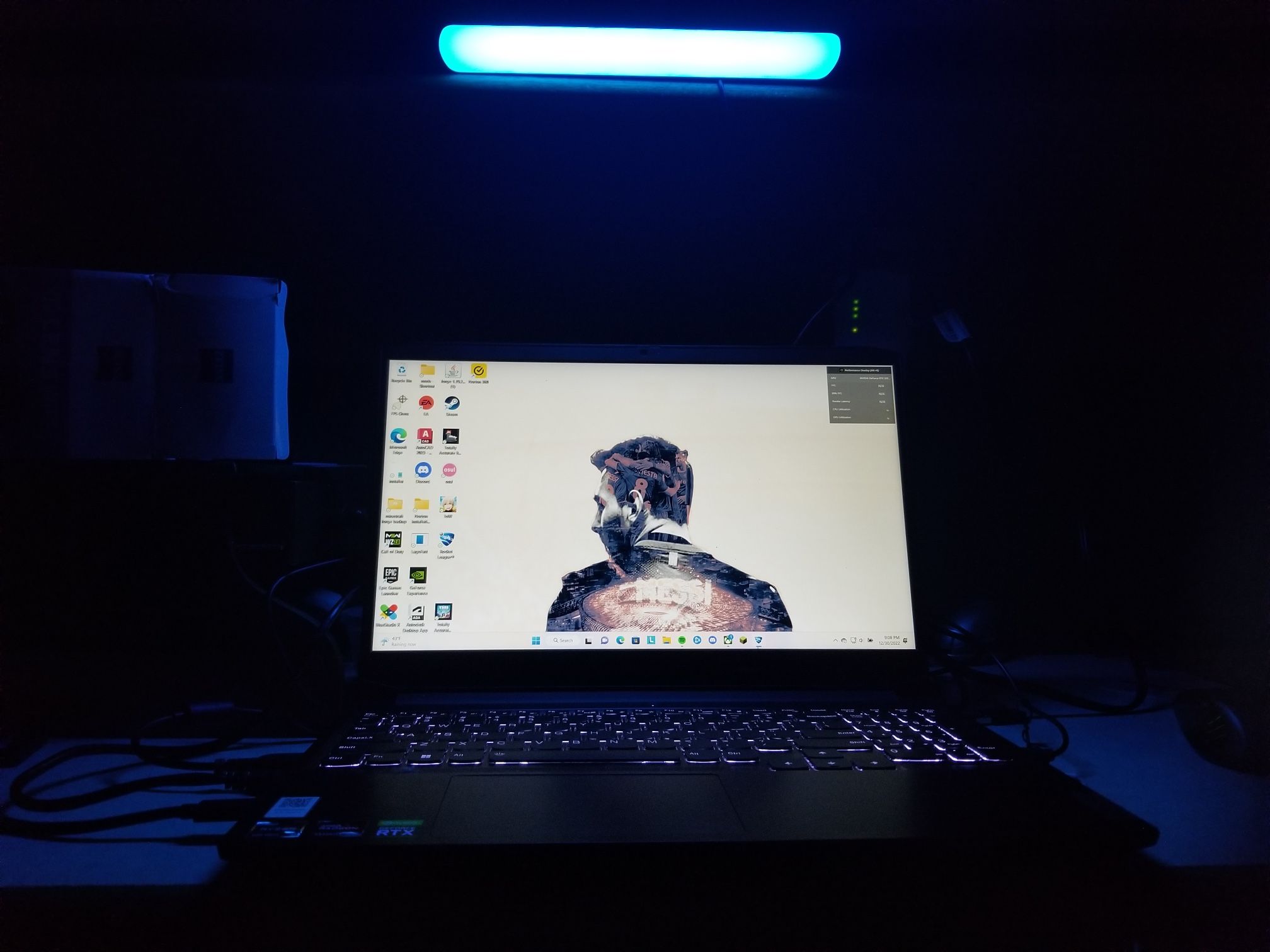 Lenovo IdeaPad Gaming 3 Laptop - 15.6" FHD 120Hz Ryzen 5 3.3G 8GB 256GB RTX3050