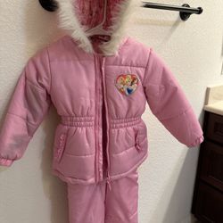 Snowsuit And Jacket For Girls Size 4T