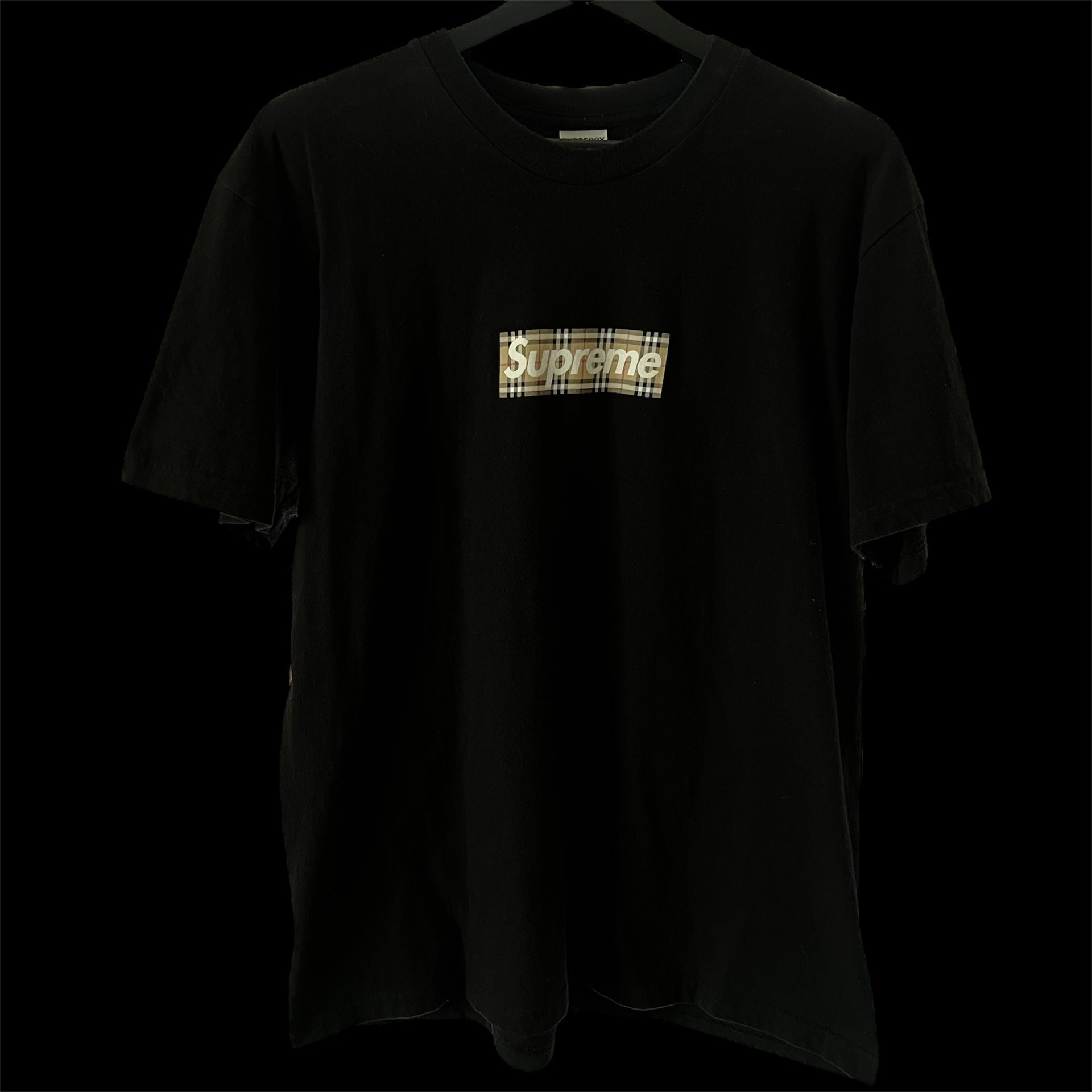 Supreme Box Logo Burberry Black Medium