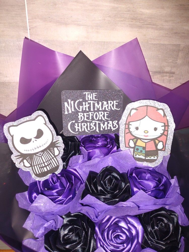 Halloween Themed Eternal Rose Arrangement
