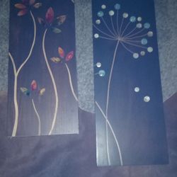 Deco Flower Column Picture Art.