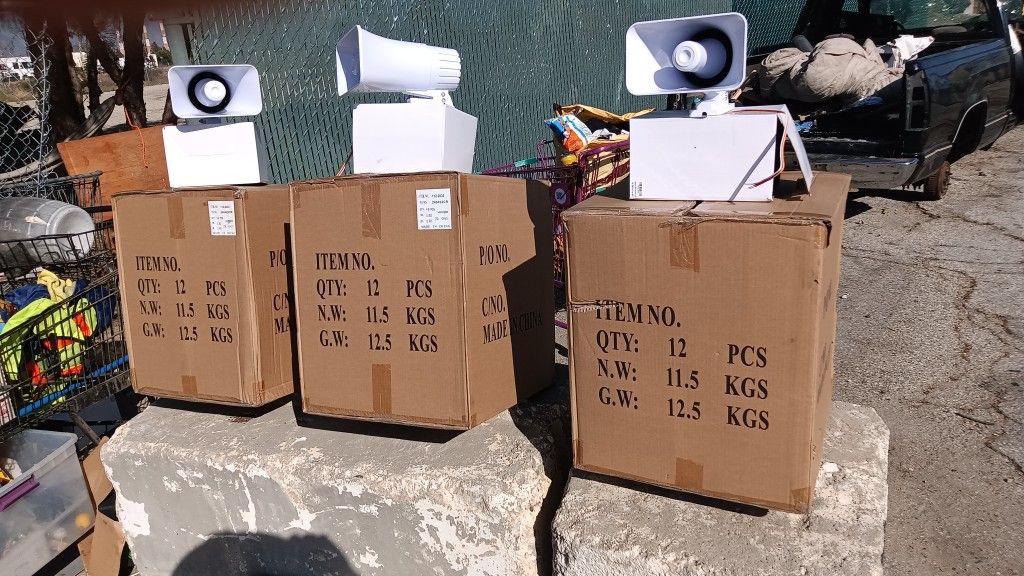 Emergency sirens/P.A.