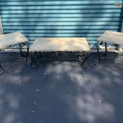 Coffee Table with Two End Tables Living Room Set