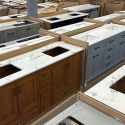 Wholesale Deal For Bathroom Vanities , Kitchen Cabinets, Bathtubs And More